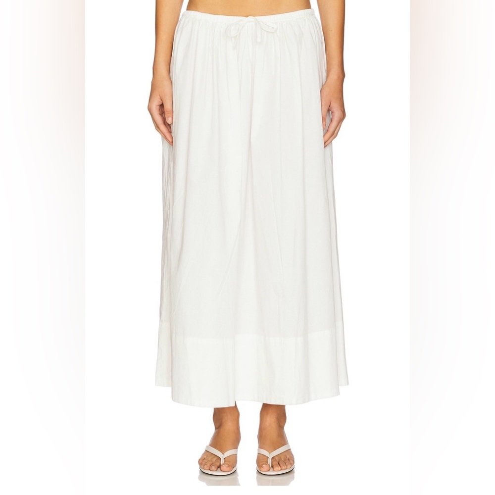 Pistola - Noelle Poplin Maxi Skirt in Le Blanc